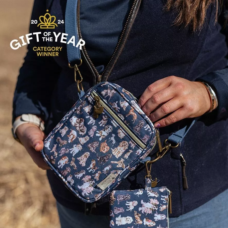 Wrendale Designs – Blue Dog Print Dog Walking Bag Wrendale Designs – Blue Dog Print Dog Walking Bag - Image 3