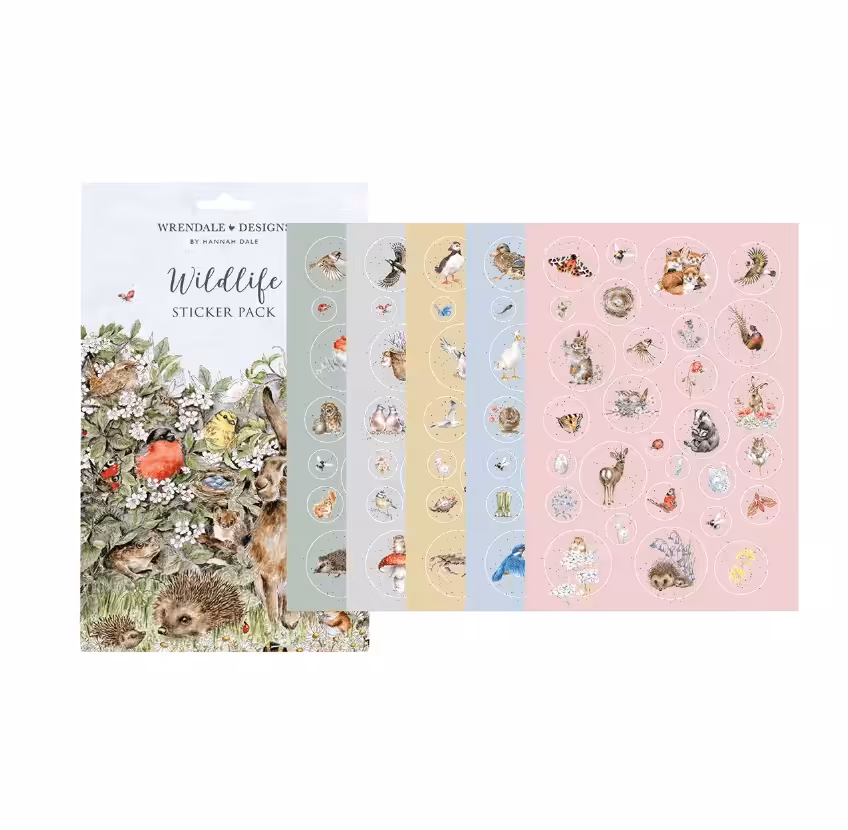 Wrendale Designs Nature Design Sticker Set - New for 2026 Wrendale Designs Nature Design Sticker Set - New for 2026 - Image 2