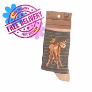 Wrendale Designs – “Flutterly Fabulous” Cow Bamboo Socks