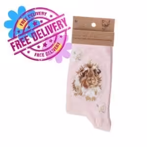 Wrendale Designs – “Grinny Pig” Guinea Pig Bamboo Socks