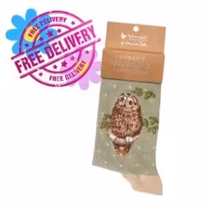 Wrendale Designs – “Treetops” Owl Bamboo Socks