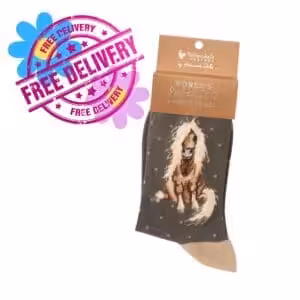 Wrendale Designs – “Gloria” Horse Bamboo Socks New 2026 Design
