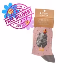 Wrendale Designs – “Curious Hen” Hen Chicken Bamboo Socks New 2026 Design