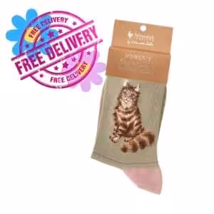 Wrendale Designs – “Feline Fabulous” Cat Bamboo Socks New 2026 Design